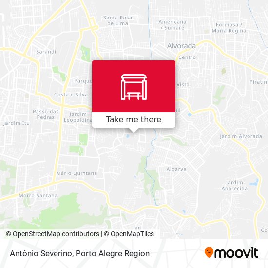 Antônio Severino map
