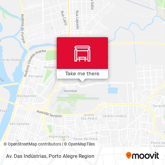Av. Das Indústrias map