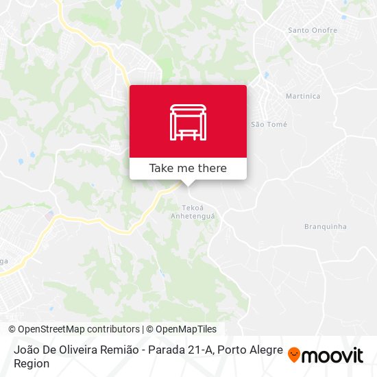 João De Oliveira Remião - Parada 21-A map