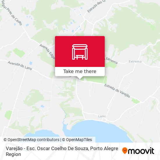 Varejão - Esc. Oscar Coelho De Souza map
