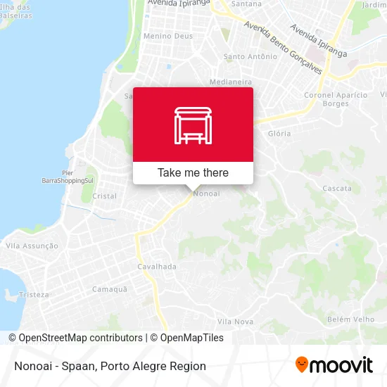 Nonoai - Spaan map