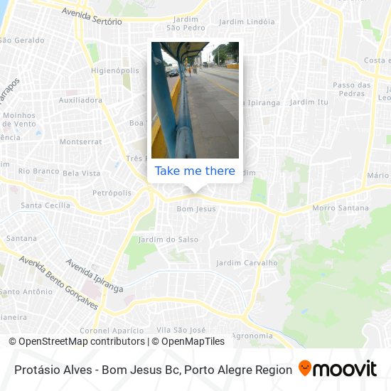 Protásio Alves - Bom Jesus Bc map