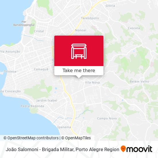 João Salomoni - Brigada Militar map