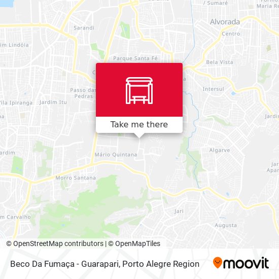 Beco Da Fumaça - Guarapari map
