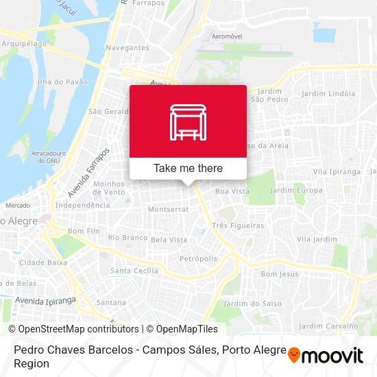 Pedro Chaves Barcelos - Campos Sáles map