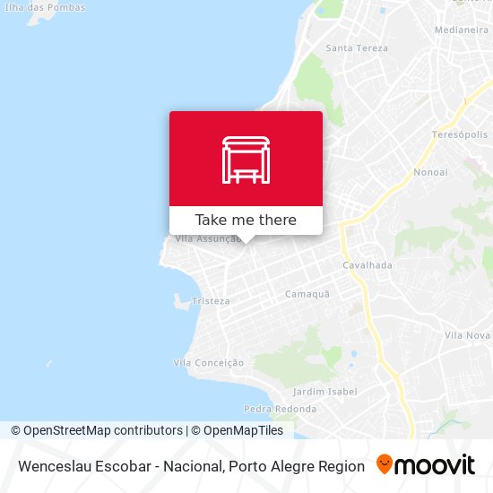 Wenceslau Escobar - Nacional map
