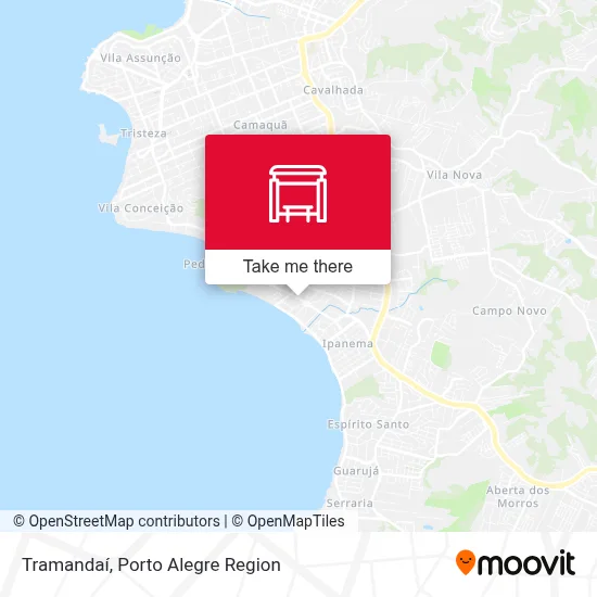 Tramandaí map