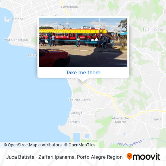 Juca Batista - Zaffari Ipanema map
