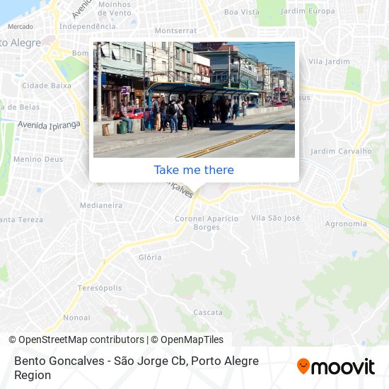 Mapa Bento Goncalves - São Jorge Cb