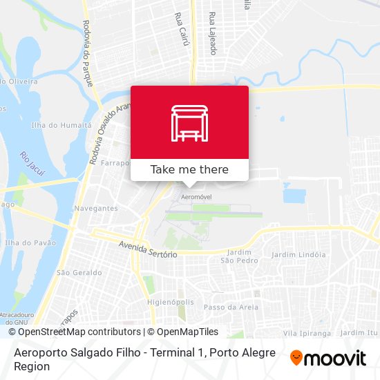 Mapa Aeroporto Salgado Filho - Terminal 1