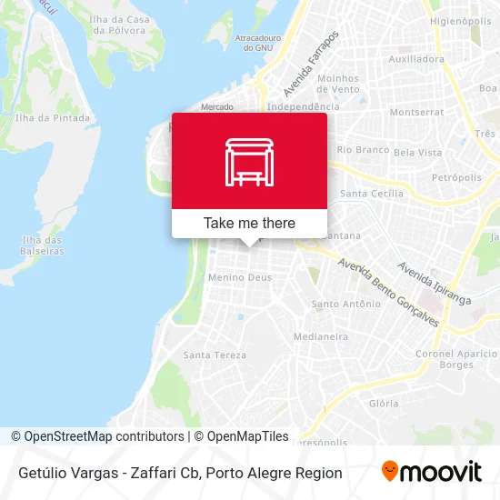 Getúlio Vargas - Zaffari Cb map