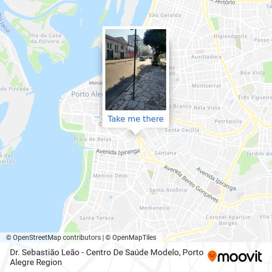 Dr. Sebastião Leão - Centro De Saúde Modelo map