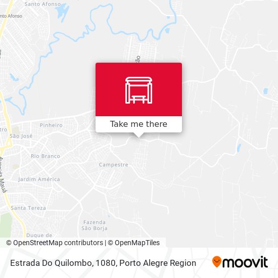 Estrada Do Quilombo, 1080 map