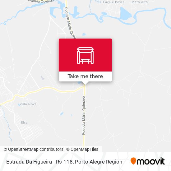 Mapa Estrada Da Figueira - Rs-118