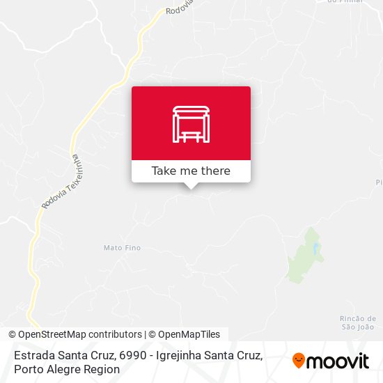 Estrada Santa Cruz, 6990 - Igrejinha Santa Cruz map