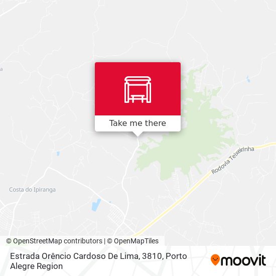 Estrada Orêncio Cardoso De Lima, 3810 map
