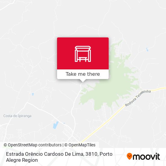 Estrada Orêncio Cardoso De Lima, 3810 map