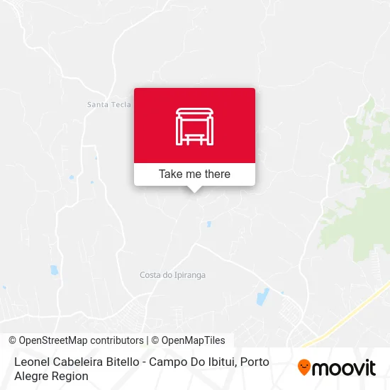 Leonel Cabeleira Bitello - Campo Do Ibitui map