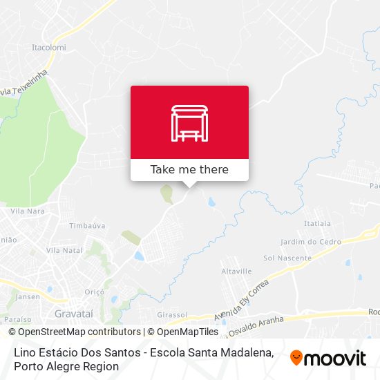 Lino Estácio Dos Santos - Escola Santa Madalena map