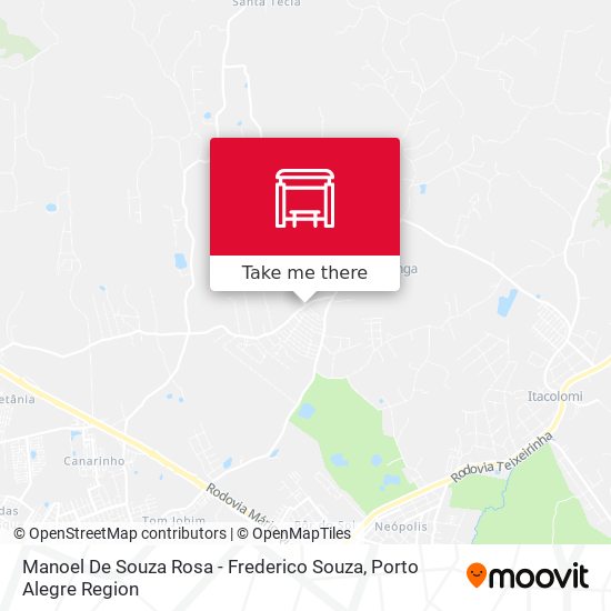 Manoel De Souza Rosa - Frederico Souza map