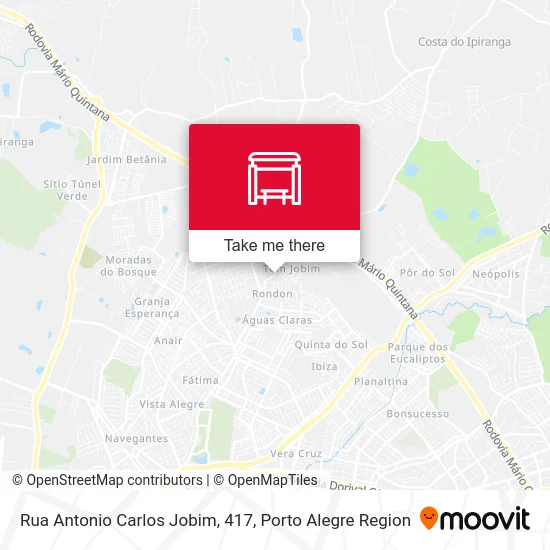 Rua Antonio Carlos Jobim, 417 map