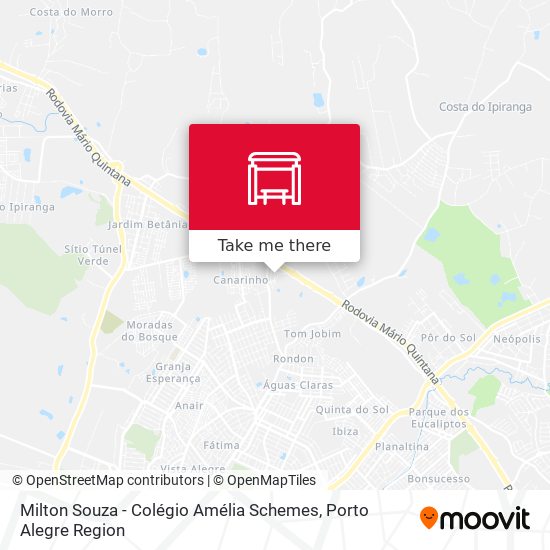 Mapa Milton Souza - Colégio Amélia Schemes