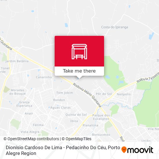 Dionísio Cardoso De Lima - Pedacinho Do Céu map