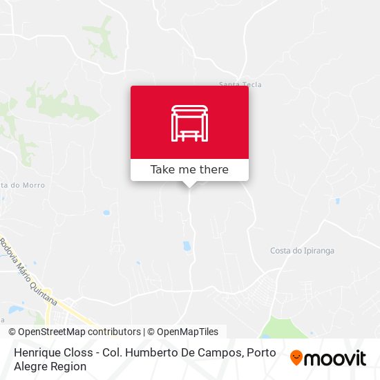 Henrique Closs - Col. Humberto De Campos map