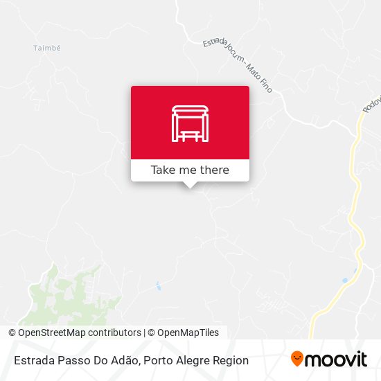 Estrada Passo Do Adão map