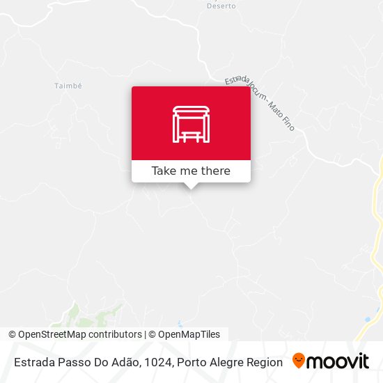 Estrada Passo Do Adão, 1024 map