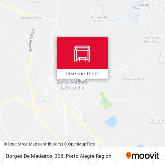 Borges De Medeiros, 326 map