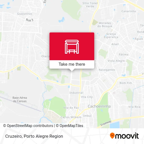Cruzeiro map