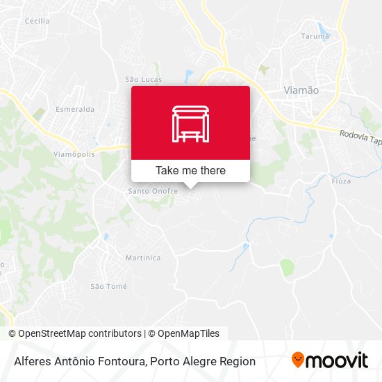 Alferes Antônio Fontoura map