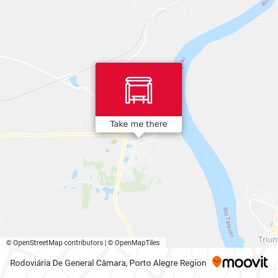 Rodoviária De General Câmara map