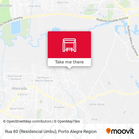 Rua 80 (Residencial Umbu) map