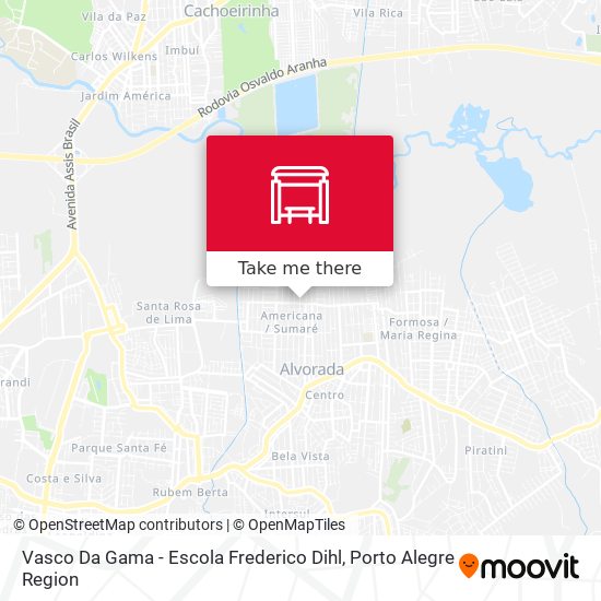 Vasco Da Gama - Escola Frederico Dihl map