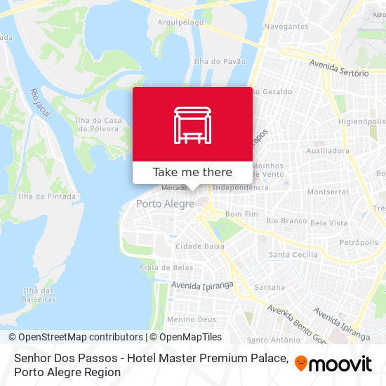 Senhor Dos Passos - Hotel Master Premium Palace map