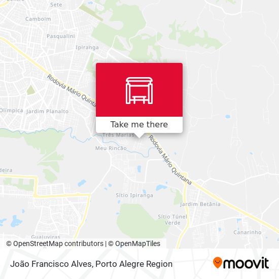 João Francisco Alves map