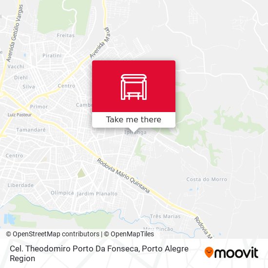 Cel. Theodomiro Porto Da Fonseca map