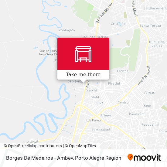 Mapa Borges De Medeiros - Ambev