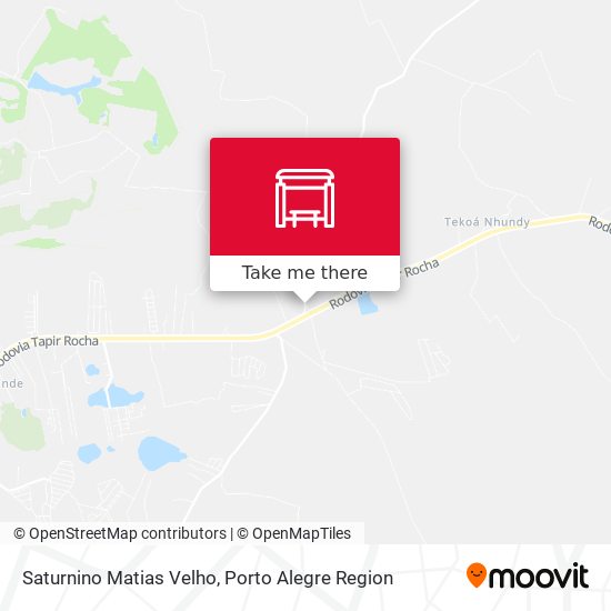 Saturnino Matias Velho map