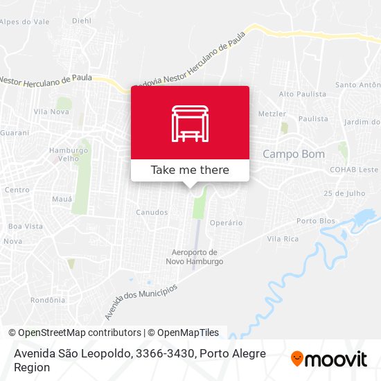 Avenida São Leopoldo, 3366-3430 map