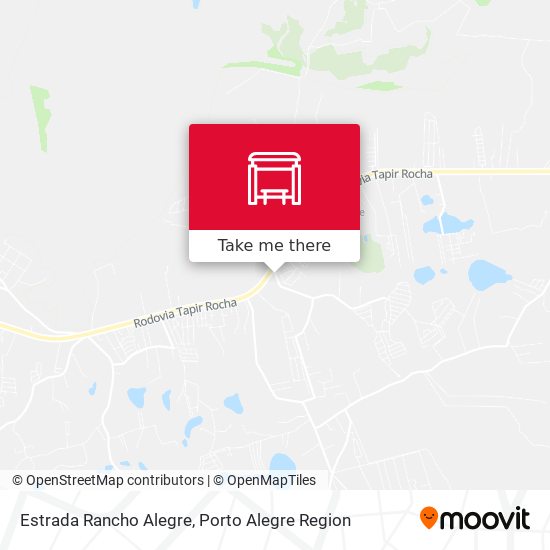 Estrada Rancho Alegre map