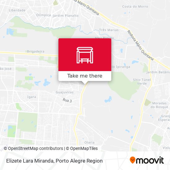 Elizete Lara Miranda map