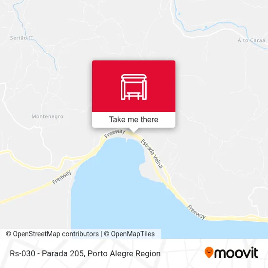 Rs-030 - Parada 205 map