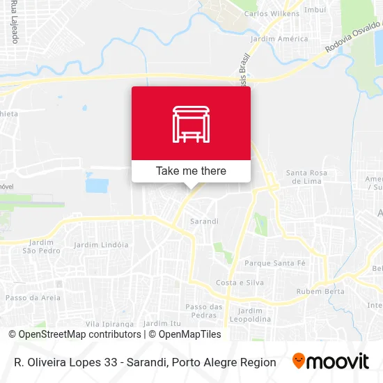 R. Oliveira Lopes 33 - Sarandi map