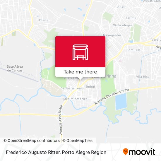 Frederico Augusto Ritter map