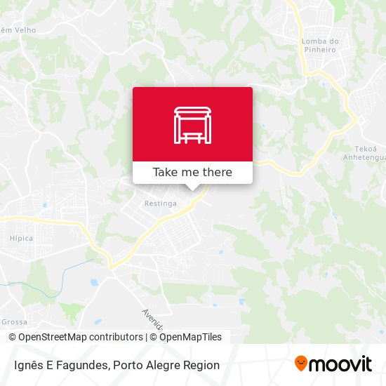 Ignês E Fagundes map