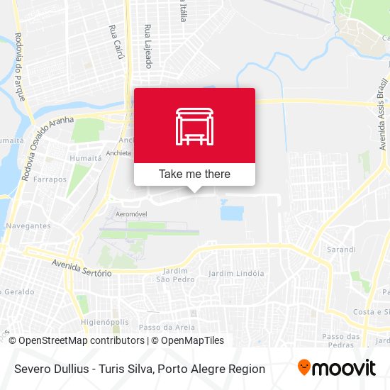 Severo Dullius - Turis Silva map