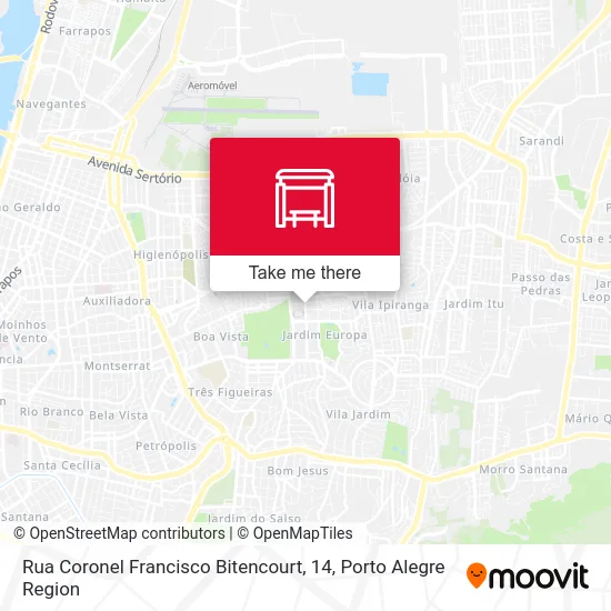 Rua Coronel Francisco Bitencourt, 14 map